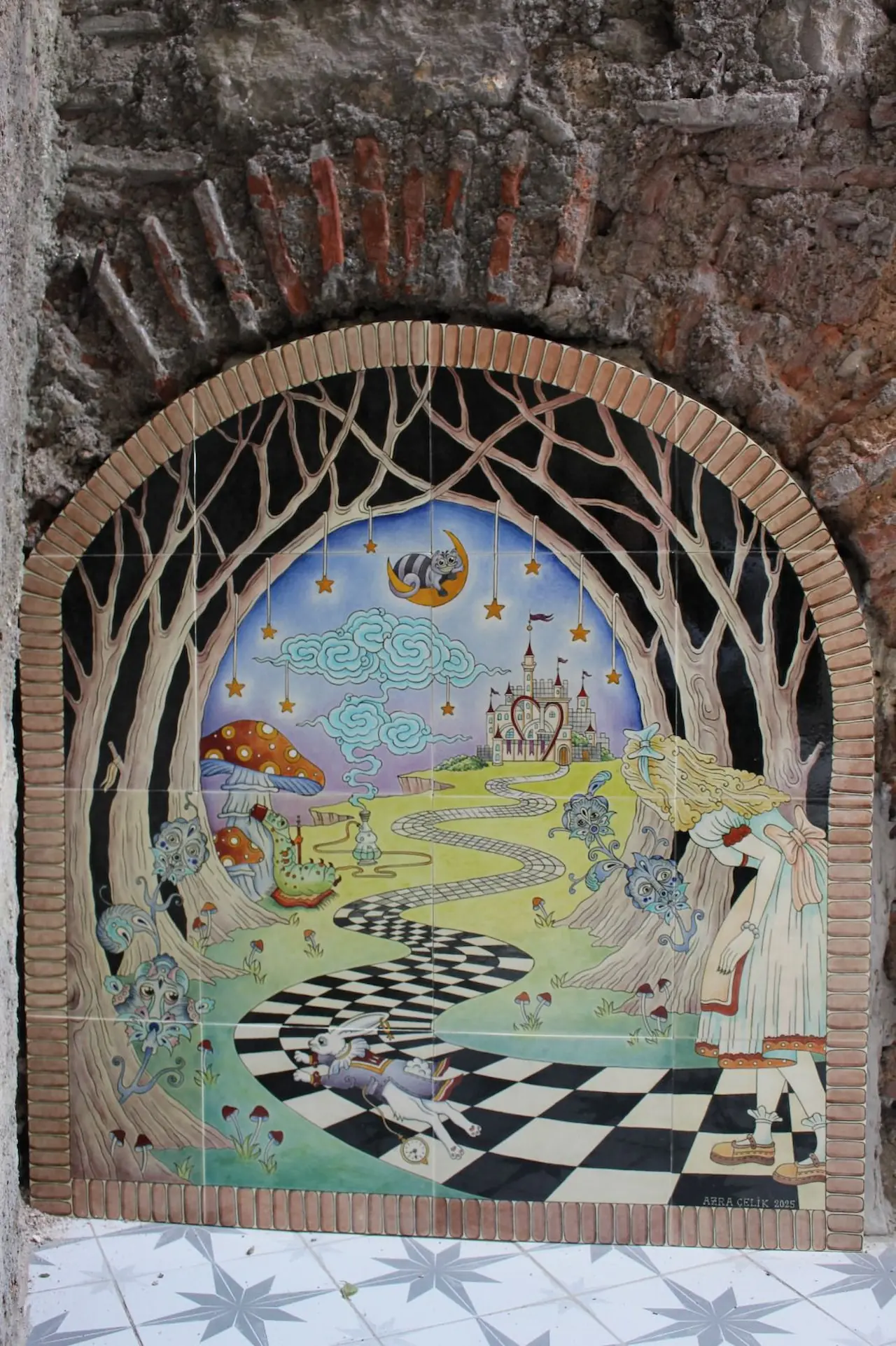 Portal – Ceramic Tile, 96x100cm, 2025